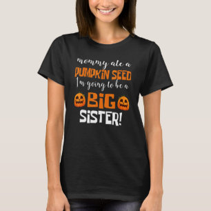 Bards Big Sister Fall Gravid Announcement Hallow T Shirt