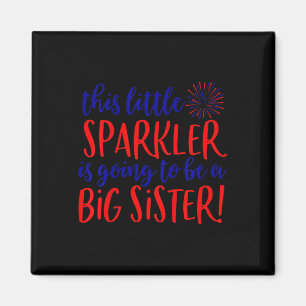 Bards Big Sister Sparkler 4:e juli Gravid Ann. Magnet