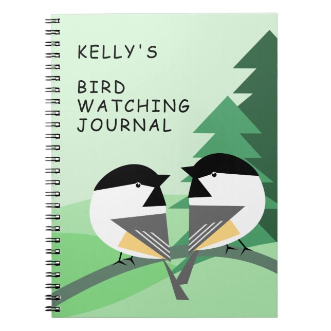 Bards Bird Watching Journal Anteckningsbok (Framsidan)