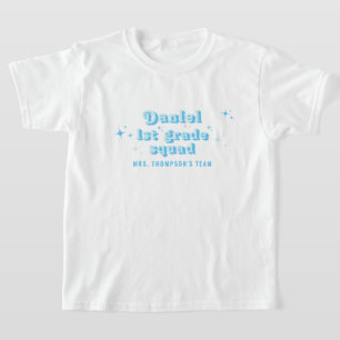 Bards Blue Class Teacher Namn Team Squad valfri Kl T Shirt