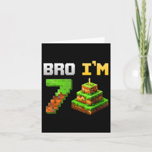 Bards Boy och min 7:e-födelsedag, spel Pixel 7 år Kort