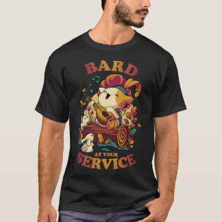 Bard'S Call - Söt Kattgamer T Shirt