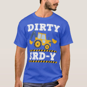 Bards Construction Lastbil 3:e födelsedagspojken E T Shirt