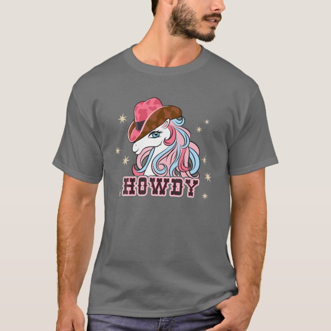 Bards Cute Horse Cowgirl Western Southern Girls Yo T Shirt (Framsida)