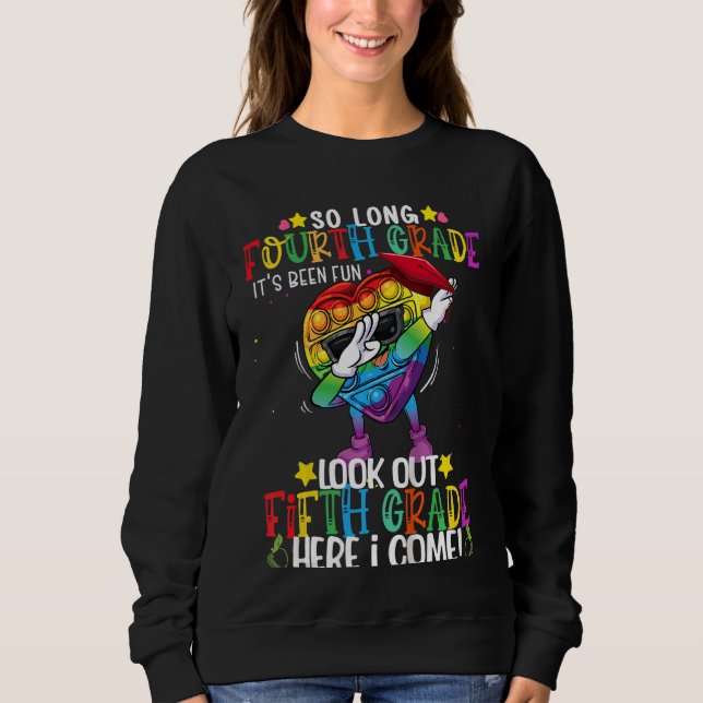 Bards Dabbing Fidget Leksak så länge 4 Klass Gradu T Shirt (Framsida)