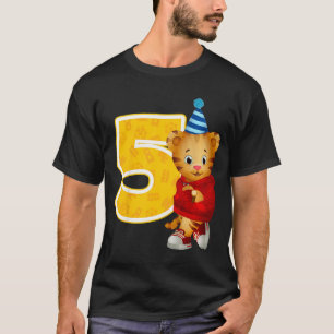 Bards Daniel Tigers grannskap min femte födelsedag T Shirt