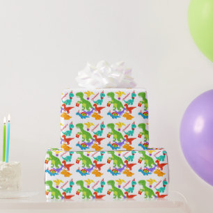 Bards Dinosaur Personlig Birthday Presentpapper