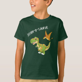 Bards Dinosaur T-Rex Add Namn T-Shirt