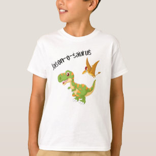 Bards Dinosaur T-Rex Add Namn T-Shirt
