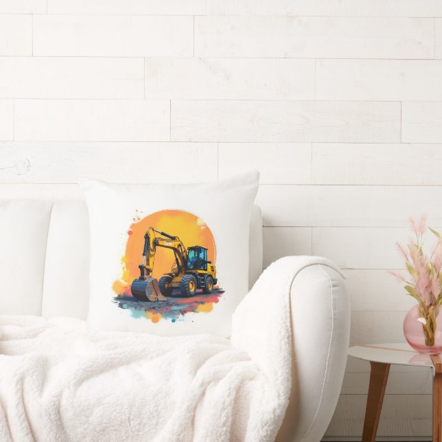 Bards Excavator Pillow Kudde (Soffa)