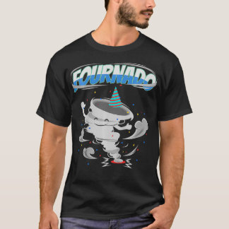 Bards Fournado Birthday Fyra Ålder Kid 4th Party T Shirt