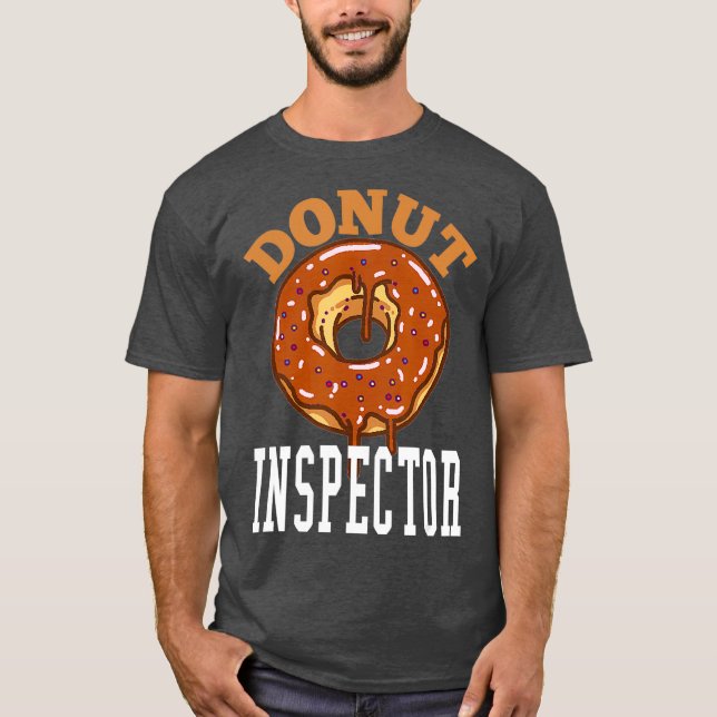 Bards Funny Junk Food Design Manar Snack Donut T Shirt (Framsida)