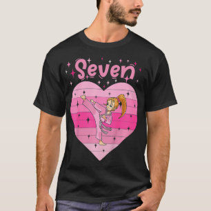 Bards Girl Dotter martialkonst judo karate 7:e bi T Shirt