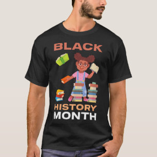 Bards Girl Reading Bok Black History Month BLM Mel T Shirt