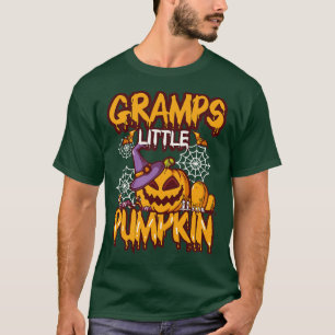 Bards Gramps Little Pumpkin Grandchild Halloween J T Shirt