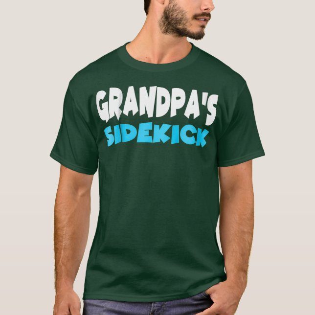 Bards Grandpas Sidespark Childrens T Shirt (Framsida)