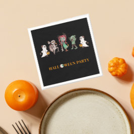 Bards halloween-scoky pappersservett