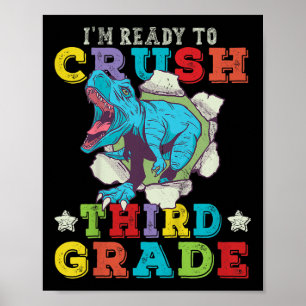 Bards Im-Redo för att krossa tredje Klass-dinosaur Poster