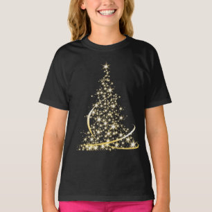 Bards Julgran Sparkling Cute Festive Helgdag T Shirt