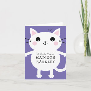 Bards Kattunge Cute Stationary Anteckningskort