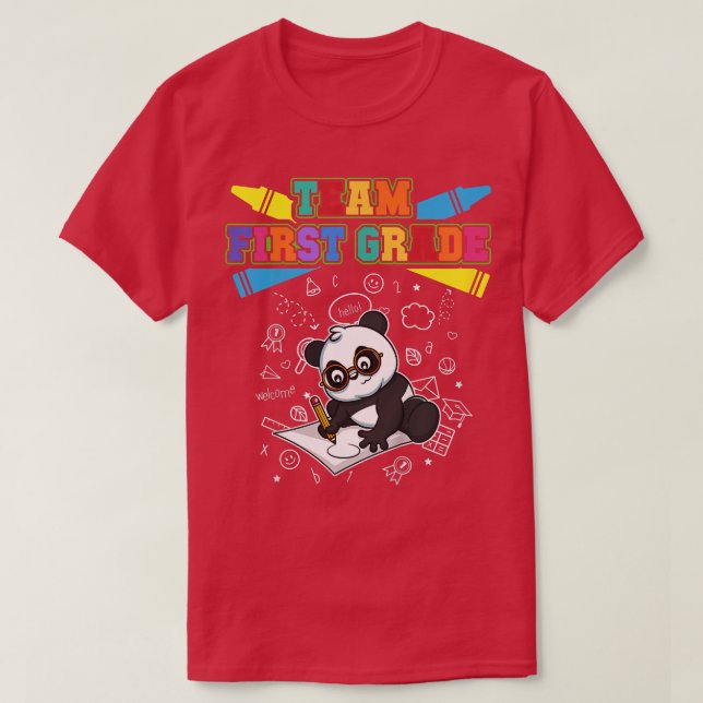 Bards Kindergarten Studenten Elementärskolelärare T Shirt (Design framsida)