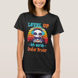 Bards Level Up Big Brother Family Baby Brother T Shirt
