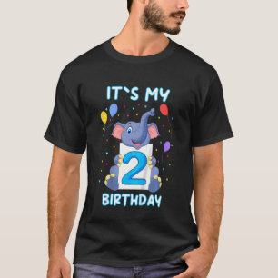 Bards Little Elephant 2:a födelsedagen T Shirt