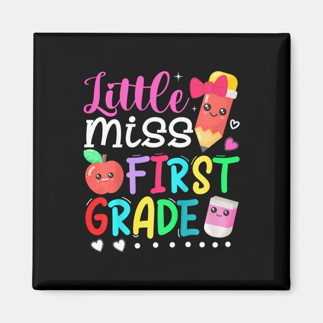 Bards Little Miss First Klass Back to school 1st G Magnet (Framsidan)