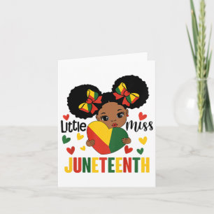 Bards Little Miss Juneteelfte Black Girls Magictod Kort