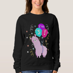 Bards llama 3:e födelsedag 3-årsjubileum Småbarn T Shirt