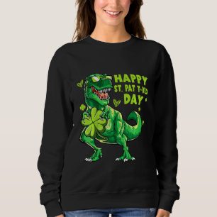 Bards Lycklig St Pat Trex Dino-St patricks day til T Shirt