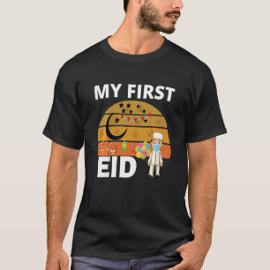 Bards Min första Eid Vintage Sunset Eid Al Fitr Sa T Shirt