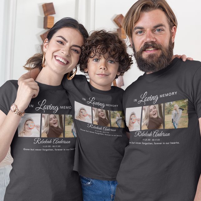 Bards Modern 3 fotokollage Funeral T-Shirt (Skapare uppladdad)