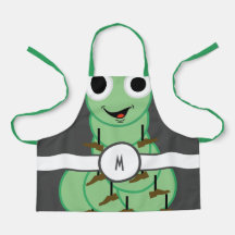 Bards Monogrammed Caterpelare Apron