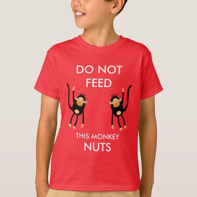 Bards Nöt Allergy Warning T Shirt (Framsida)