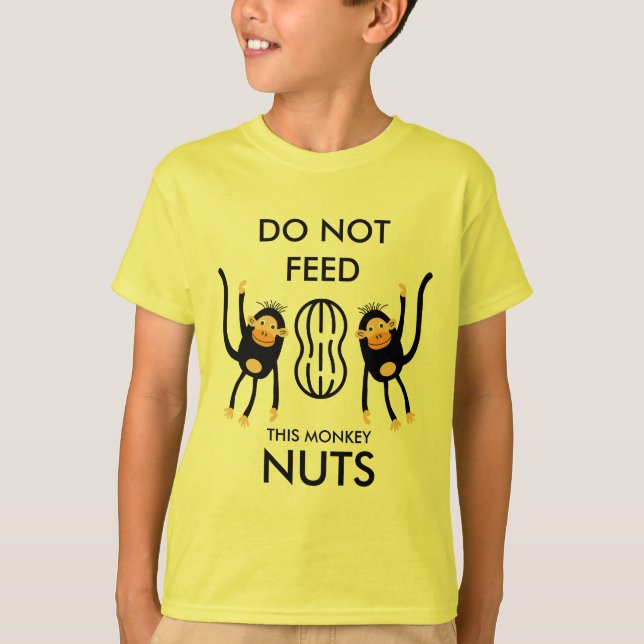 Bards Nöt Allergy Warning T Shirt (Framsida)
