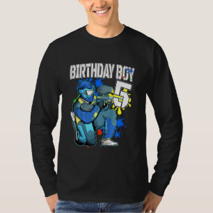 Bards Paintball Birthday Boy 5 År gamla pojkar 5:e T Shirt