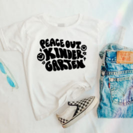 Bards Peace Out Kindergarten T-shirt