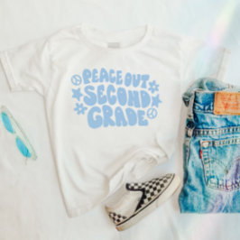 Bards Peace Out Second Klass T-Shirt in Blue