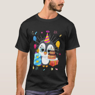 Bards Penguin Birthday 8 Penguin 8th Birthday Peng T Shirt