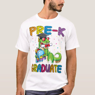 Bards Pre-K Student T-rex Dinosaur Pre-Kindergarte T Shirt