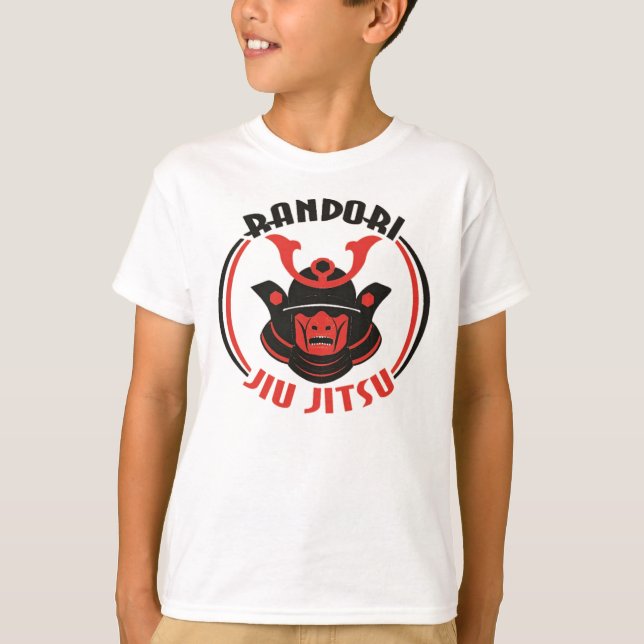 Bards' Randori Jiu Jitsu Långärmad T-Shirt (Framsida)