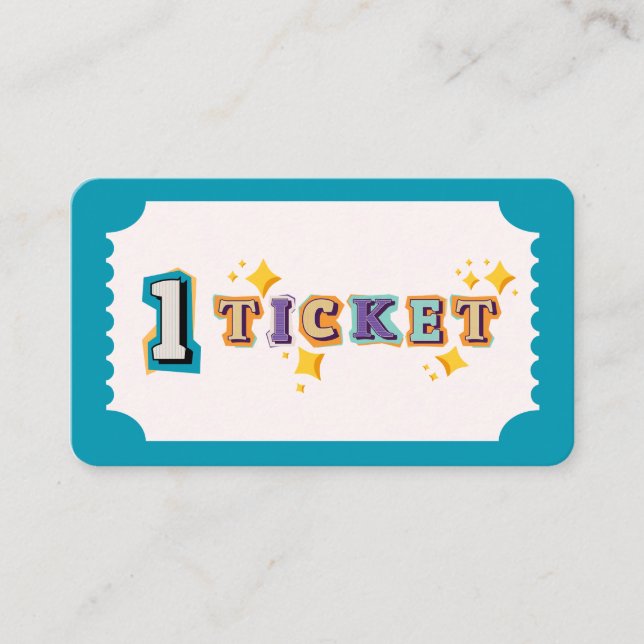 Bards Reward Biljett för Bra Behavior (Framsida)