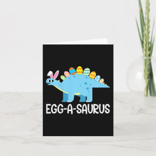 Bards Roligt Eggasaurus Dinosaur Påskägg Hunt Kids Kort