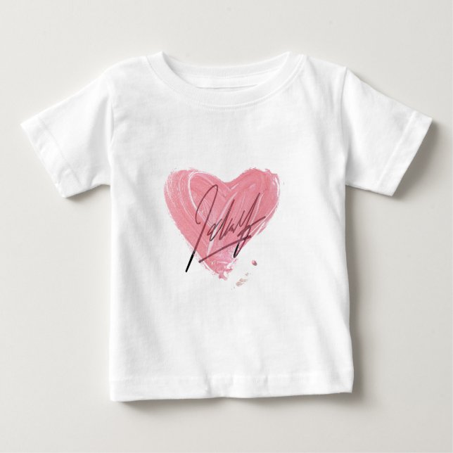Bards Rosa Heart T-Shirt (Framsida)
