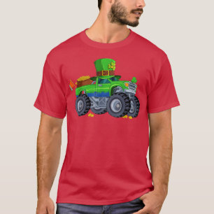 Bards Saint Patricks Day Lung Monster Lastbil för T Shirt