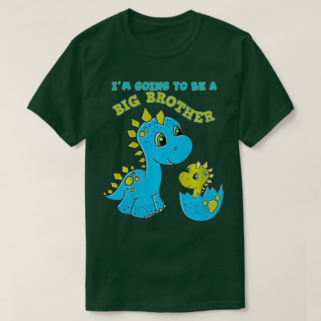 Bards ska bli storebror Dinosaur T Shirt (Design framsida)