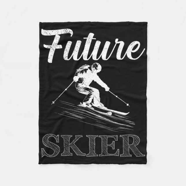 Bards Skier kommer snart att bli Bo Fleecefilt (Framsidan)