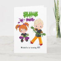 Bards Slime Party Birthday Photo