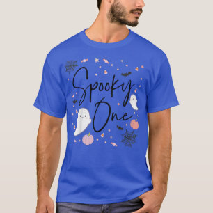 Bards Spooky En Flicka 1:a födelsedag Rosa T Shirt
